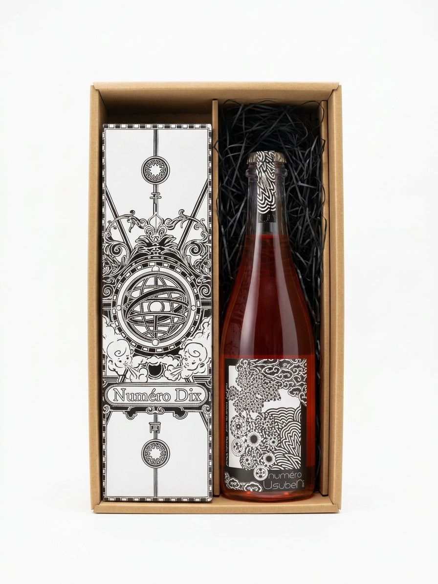 Numéro UsubeNi × Numéro Dix ロゼスパークリング2本セット｜ギフトボックス入り