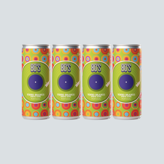 80'S 白ワイン - ポルトガル産缶ワイン 4本セット